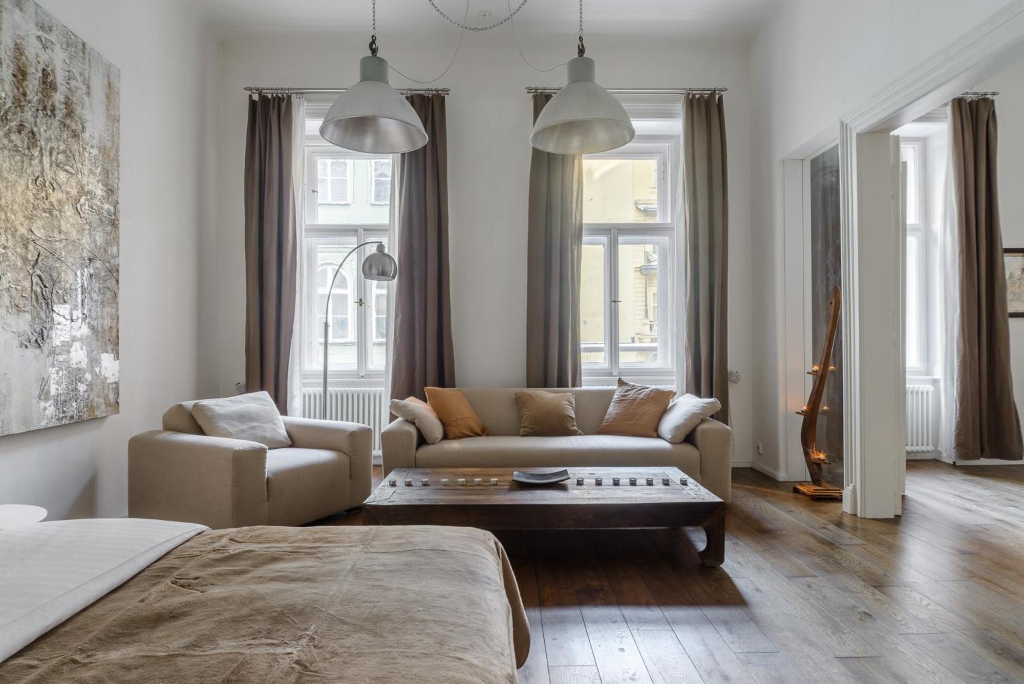 Ferienwohnung Premium Apart With A Balcony Prag Exterior foto
