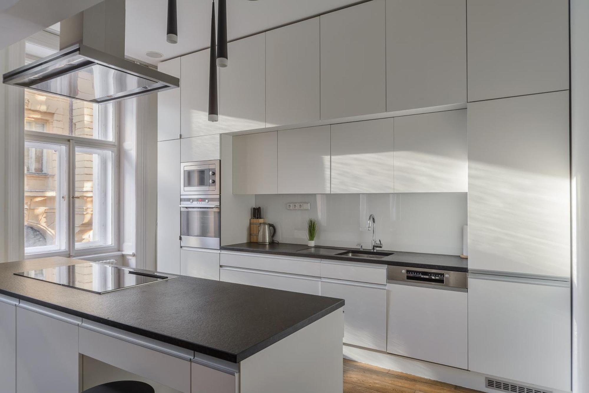 Ferienwohnung Premium Apart With A Balcony Prag Exterior foto